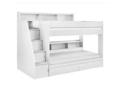 Julian Bowen Julian Bowen Camelot Single White Wooden Bunk Bed Frame