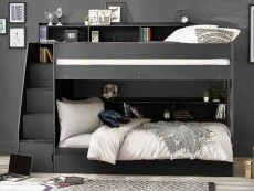 Julian Bowen Julian Bowen Camelot Single Anthracite Wooden Bunk Bed Frame