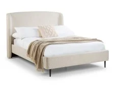 Julian Bowen Julian Bowen Eden Ivory Boucle Bed Frame