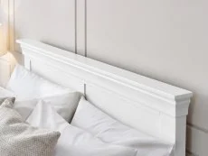 Julian Bowen Julian Bowen Clermont White Wooden Bed Frame