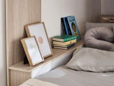Julian Bowen Julian Bowen Horizon Single Light Wood and White Wooden Bunk Bed Frame