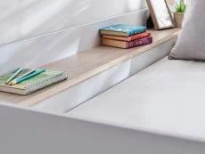 Julian Bowen Julian Bowen Horizon Single Light Wood and White Wooden Bunk Bed Frame