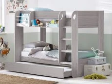 Julian Bowen Julian Bowen Mars Grey Oak Wooden Bunk and Underbed Frame