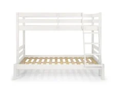 Julian Bowen Julian Bowen Merlin Surf White Wooden Triple Bunk Bed Frame