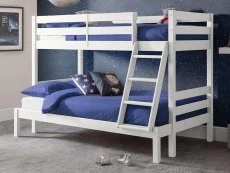 Julian Bowen Julian Bowen Merlin Surf White Wooden Triple Bunk Bed Frame