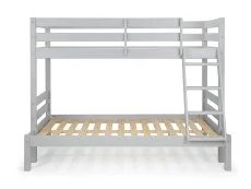 Julian Bowen Julian Bowen Merlin Dove Grey Wooden Triple Bunk Bed Frame