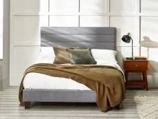 Julian Bowen Julian Bowen Merida Grey Fabric Bed Frame
