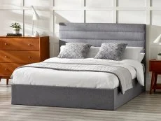 Julian Bowen Julian Bowen Merida Grey Fabric Ottoman Bed Frame