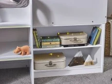 Julian Bowen Julian Bowen Orpheus White Wooden Mid Sleeper Bed Frame