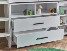Julian Bowen Julian Bowen Otis White Wooden Mid Sleeper Bed Frame