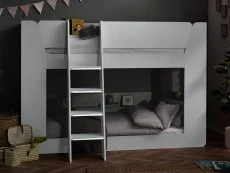 Julian Bowen Julian Bowen Parsec White Wooden Bunk Bed Frame