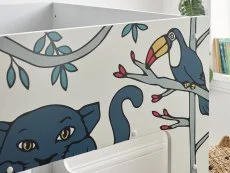 Julian Bowen Julian Bowen Safari Jungle Print Wooden Bunk Bed Frame