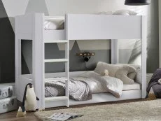 Julian Bowen Julian Bowen Solomon White Wooden Bunk Bed Frame