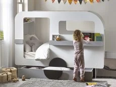Julian Bowen Julian Bowen Tourer Caravan White Wooden Bed Frame