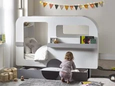 Julian Bowen Julian Bowen Tourer Caravan White Wooden Bed Frame
