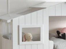 Julian Bowen Julian Bowen Willow White Wooden Bunk Bed Frame