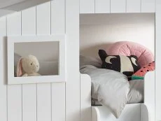 Julian Bowen Julian Bowen Willow White Wooden Bunk Bed Frame
