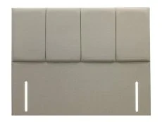 ASC Clearance - ASC Iona 6ft Super King Size Grand Lux Floor Standing Headboard in Faux Suede Natural