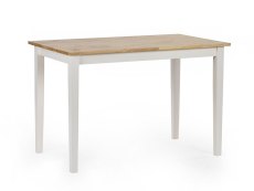 Julian Bowen Julian Bowen Linwood 114cm White and Oak Dining Table