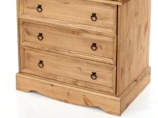 Core Core Corona 2 Door 3 Drawer Pine Wooden Wardrobe