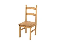 Core Core Corona Pine Rectangular Dining Table and 4 Chair Set