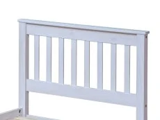 Core Core Corona White Wooden Bed Frame