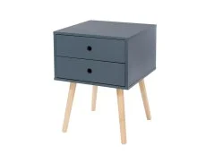 Core Core Options Scandia Blue 2 Drawer Bedside Table