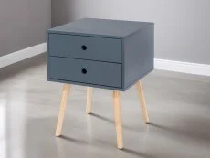 Core Core Options Scandia Blue 2 Drawer Bedside Table