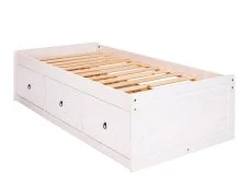 Core Core Corona White Wooden Cabin Bed Frame