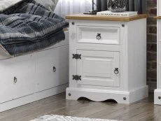 Core Core Corona White Wooden Cabin Bed Frame