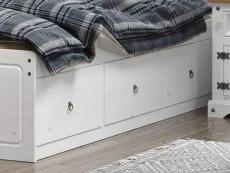 Core Core Corona White Wooden Cabin Bed Frame