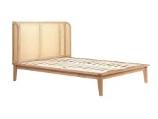 Birlea Birlea Astrid Rattan Oak Wooden Bed Frame