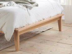 Birlea Birlea Astrid Rattan Oak Wooden Bed Frame