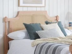 Birlea Birlea Geneva Rattan Oak Wooden Bed Frame