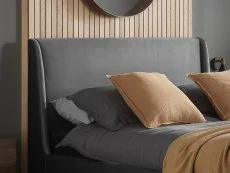 Birlea Birlea Lincoln Grey Velvet Bed Frame