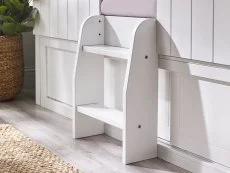 Julian Bowen Julian Bowen Acorn White Wooden Mid Sleeper Bed Frame