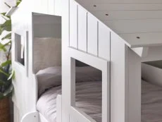 Julian Bowen Julian Bowen Acorn White Wooden Mid Sleeper Bed Frame