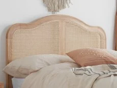 Birlea Birlea Leonie Rattan Oak Wooden Bed Frame