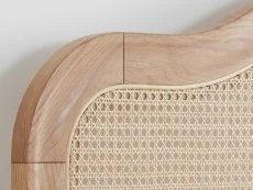 Birlea Birlea Leonie Rattan Oak Wooden Bed Frame