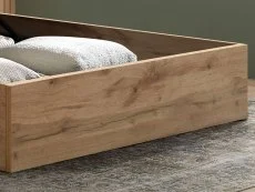 Birlea Birlea Halfden White Fabric Ottoman Bed Frame