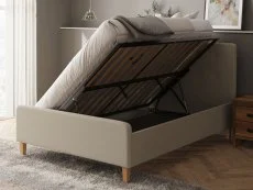 GFW GFW Ashbourne Natural Fabric Ottoman Bed Frame