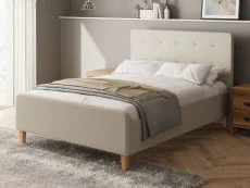 GFW GFW Ashbourne Natural Fabric Ottoman Bed Frame