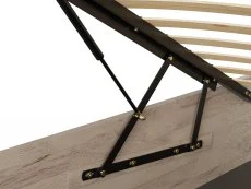 GFW GFW Madrid Limed Oak Wooden Ottoman Bed Frame