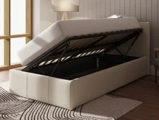 GFW GFW Ecuador Natural Hopsack Fabric Side Lift Ottoman Bed Frame