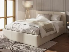 GFW GFW Ecuador Natural Hopsack Fabric Side Lift Ottoman Bed Frame