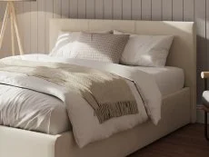 GFW GFW Ecuador Natural Hopsack Fabric Side Lift Ottoman Bed Frame