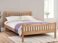 Julian Bowen Julian Bowen Bergamo Oak Wooden Bed Frame