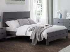 Julian Bowen Julian Bowen Chloe Grey Wooden Bed Frame