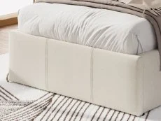 GFW GFW Ecuador Natural Hopsack Fabric End Lift Ottoman Bed Frame