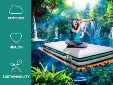 Jay-Be Jay-Be QUEST Q1 e-Sprung Eco-Friendly Children's Mattress in a Box